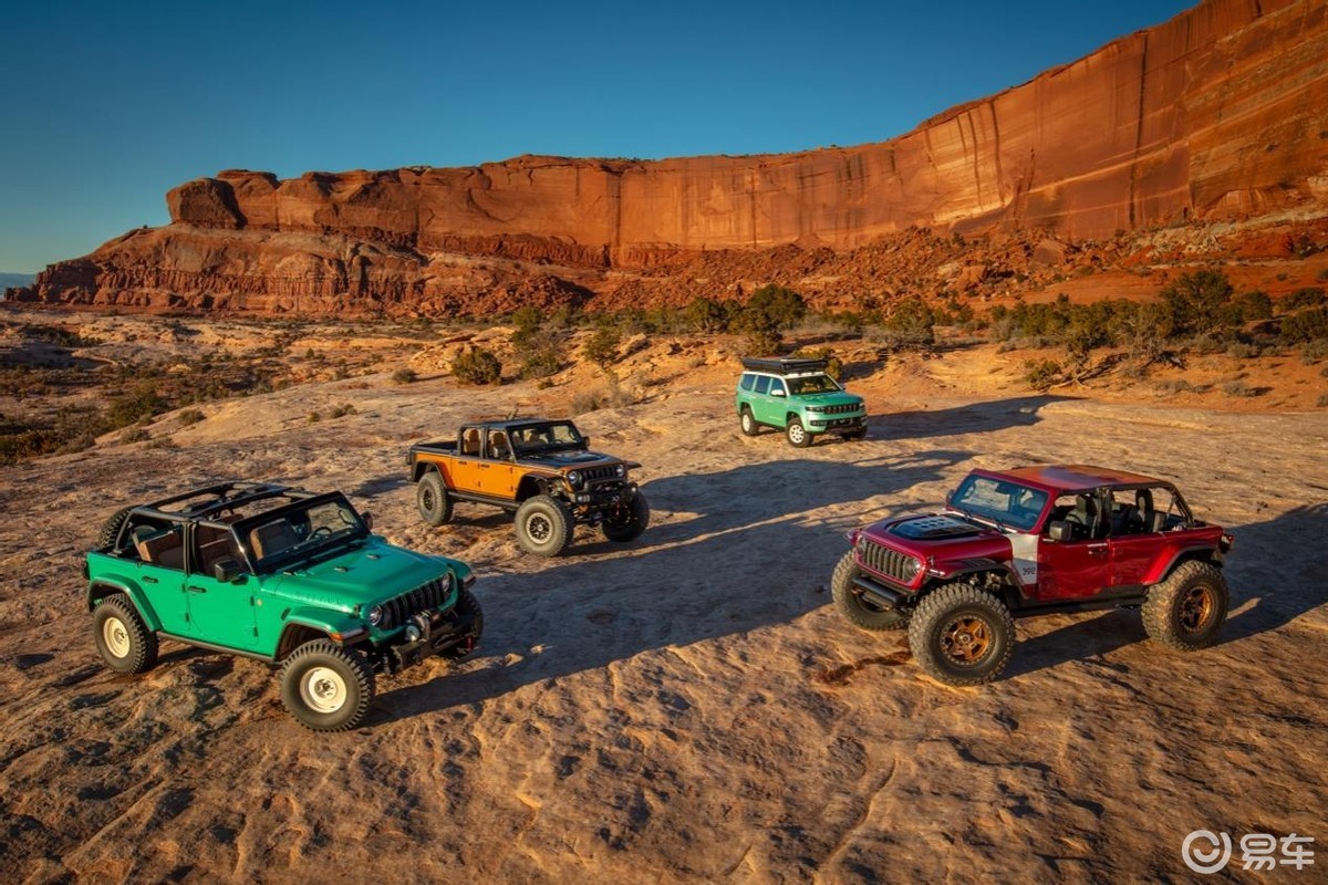 携手性能部件打造，Jeep四款全新4x4四驱概念车集结